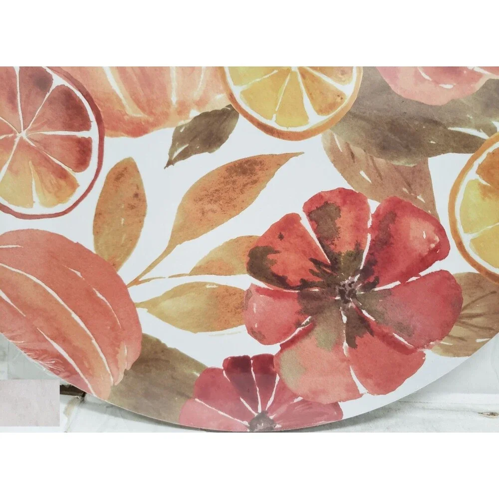 Set of 4 Round Hard Placemats With Cork Back (15